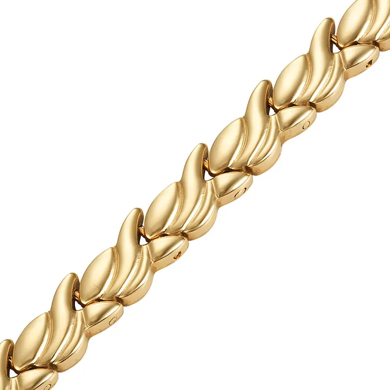 Эскалус звеньевая цепь Магнитный женский браслет из нержавеющей стали 20 шт.