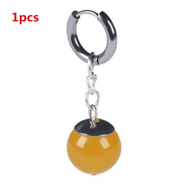 1pcs Супер Dragon Ball-Z Vegetto Potara Kai «Томас и его Chimerism Kakarotto черный Son Goku косплей ювелирные изделия аксессуары серьги zamasu - Цвет: 1pcs