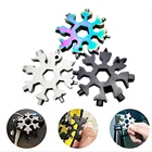 Многофункциональный гаечный ключ из нержавеющей стали в форме снежинки