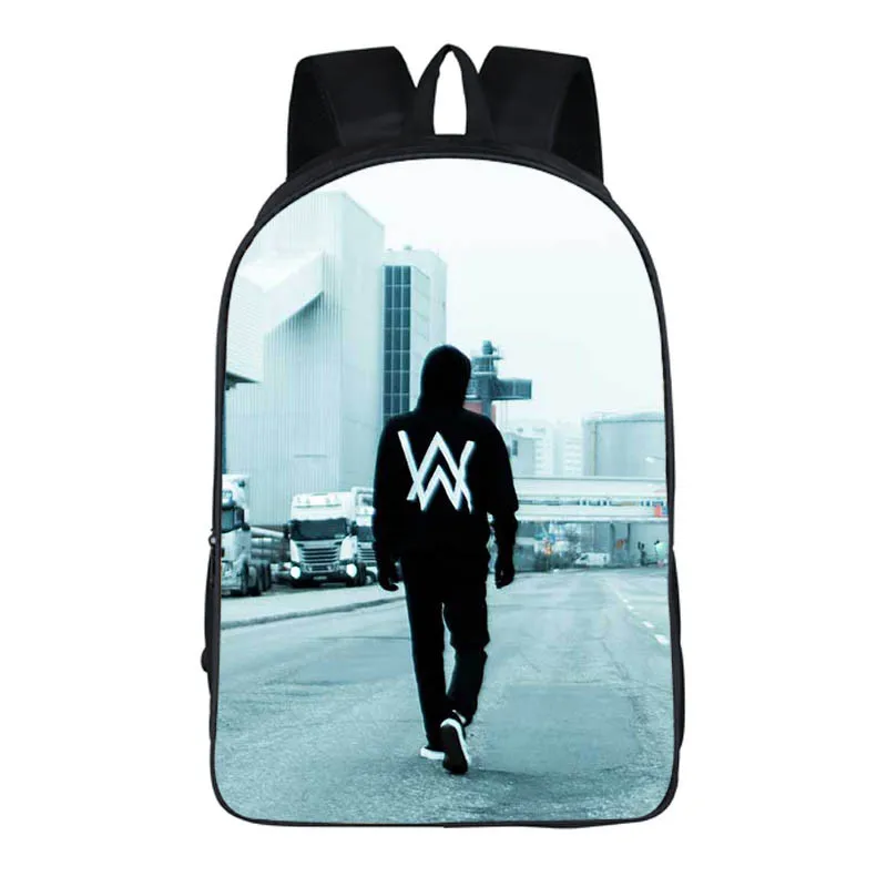 2019 Новый выцветший рюкзак Alan Walker брезентовый подростковый косплей модная