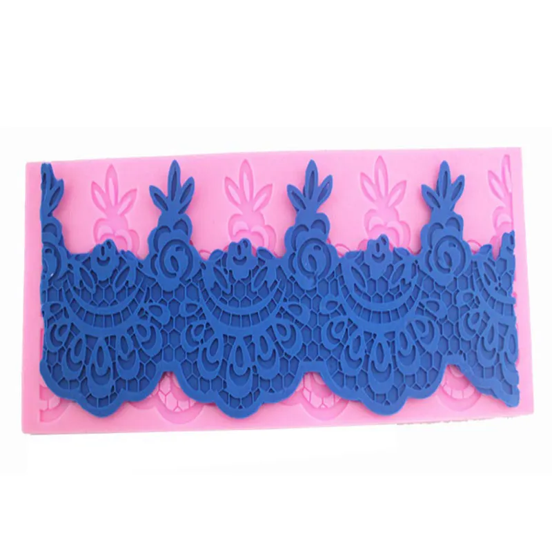 3D обратный сахар литья форма кружева силиконовые формы для полимерной глины