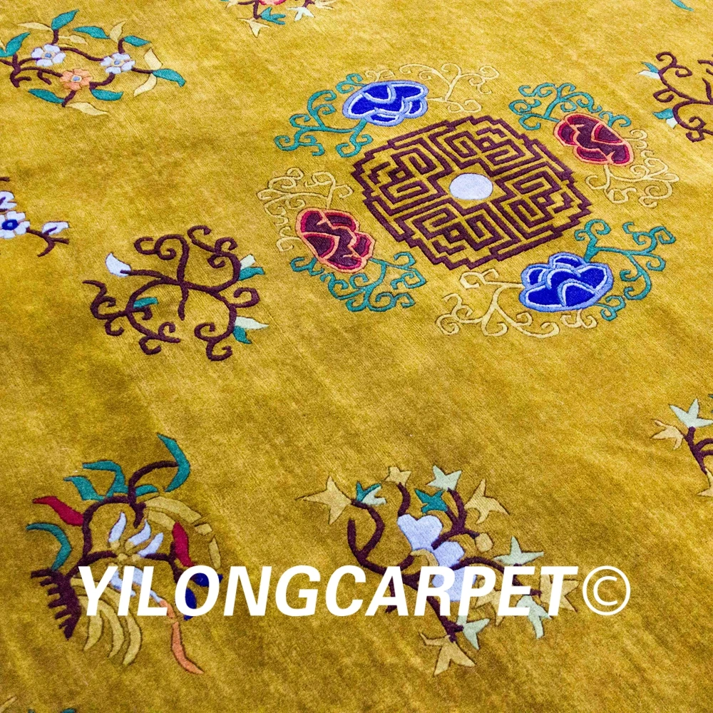 YILONG 8 'x 10' Непальские шерстяные ковры ручной работы с изысканным рисунком