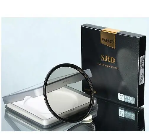 Benro 49mm52mm58mm62mm67mm72mm77mm82mm95mm105mm Filter SHD CPL SLIM Фильтры водонепроницаемый круглый