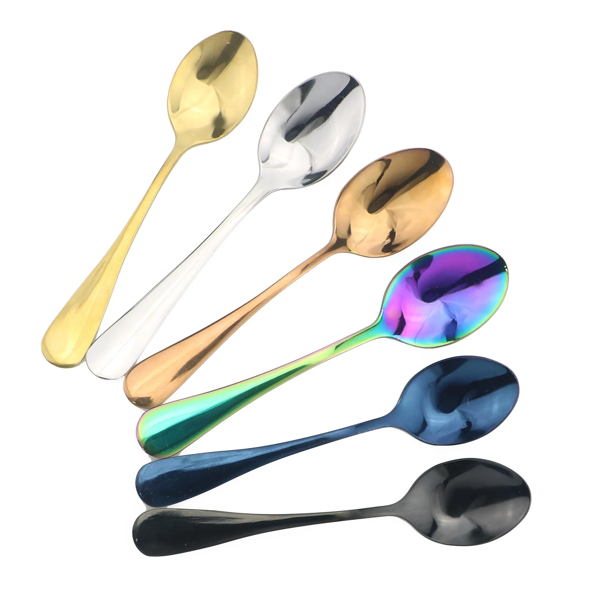 6 шт. столовые приборы из нержавеющей стали|Ложки| |