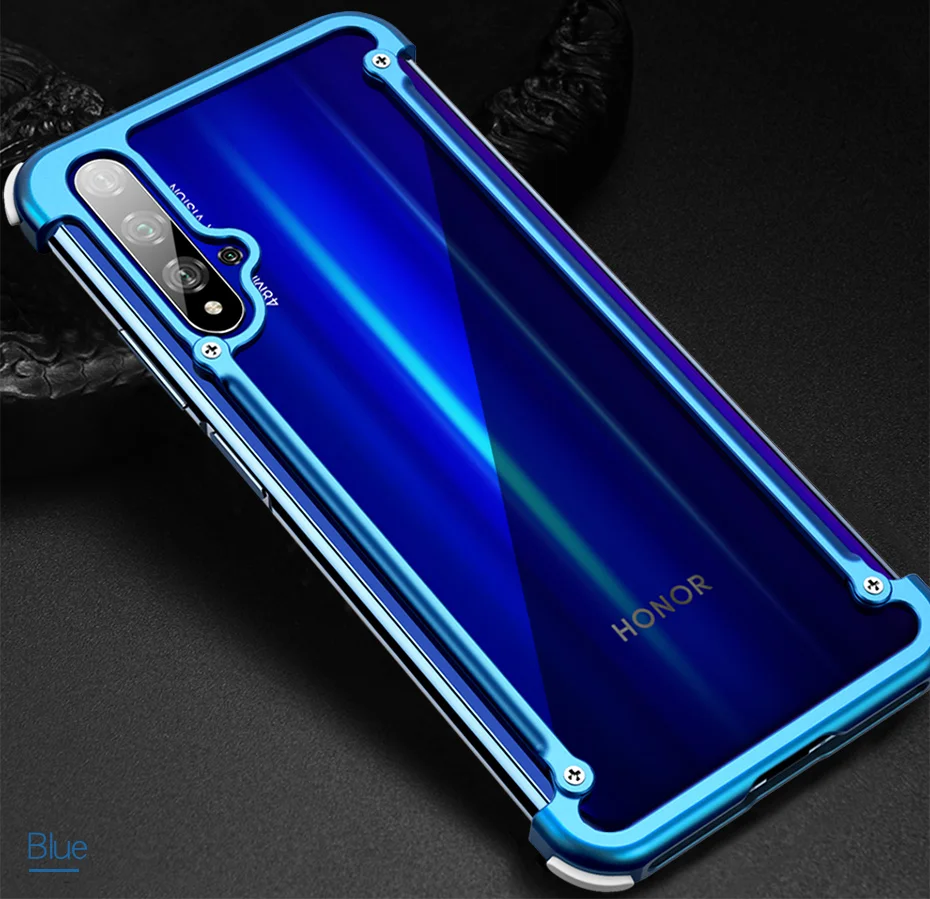 OATSBASF роскошные подушки безопасности металлический чехол для huawei Honor 20 чехол индивидуальный чехол для huawei Честь 20pro чехол тонкий металлический бампер чехол для huawei NOVA