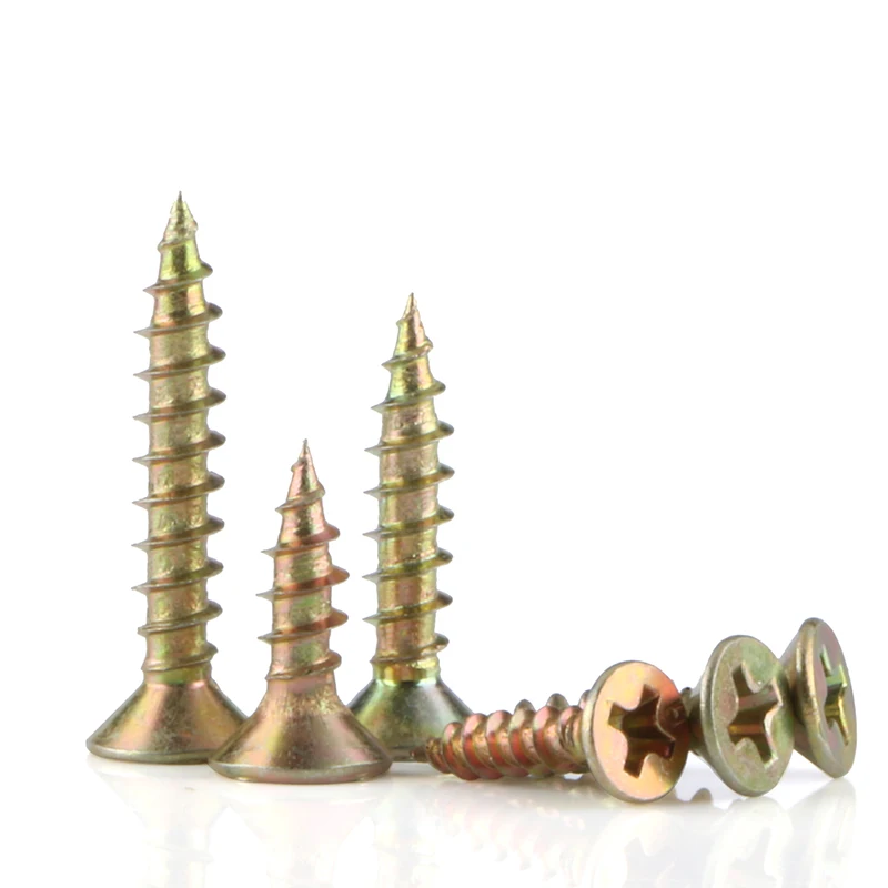 Винты Phillips с плоской головкой Саморезы Из древесно-волокнистой плиты