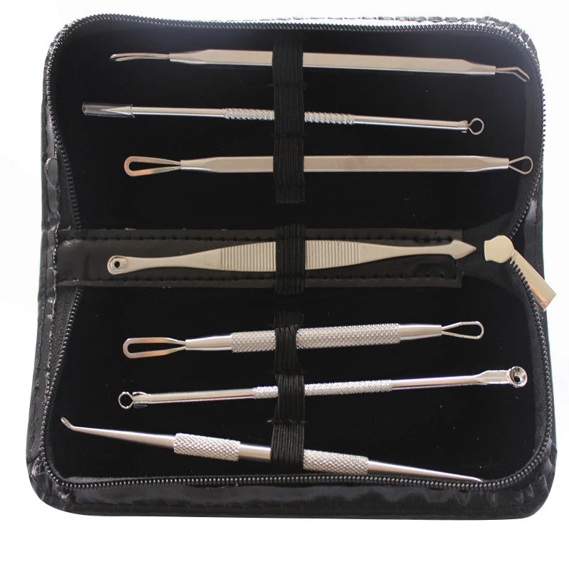 Игла для удаления акне из нержавеющей стали 7 шт./компл. | Красота и здоровье