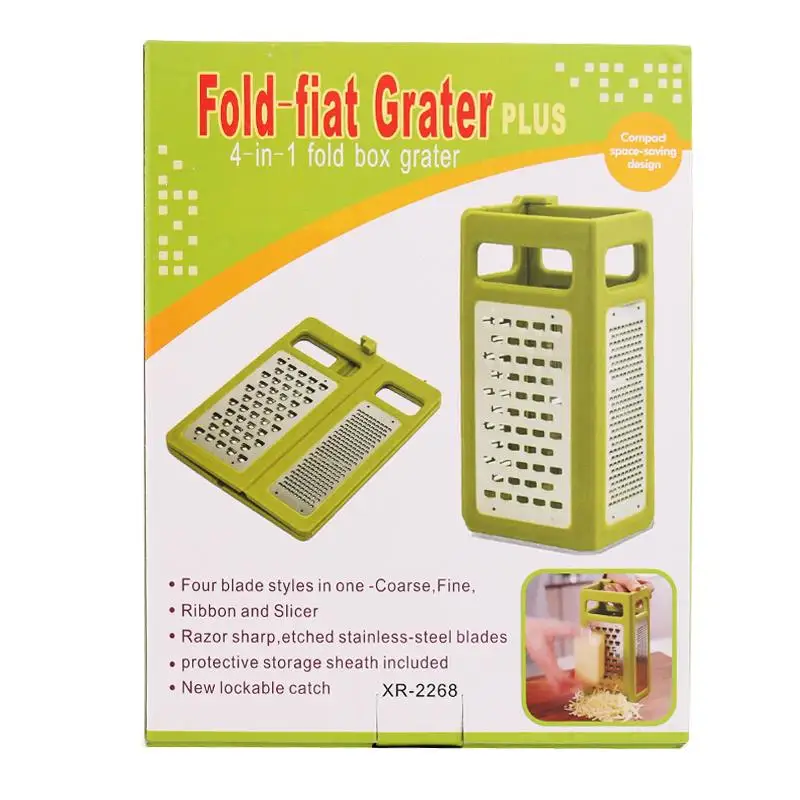 2016 Складная Стерео Со Всех Сторон-строгание Супер Фруктов Растительные Терка Slicer