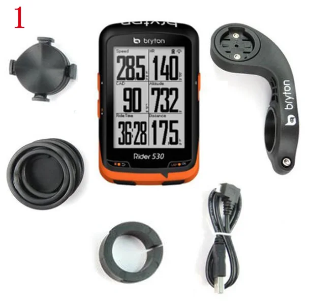 Bryton Rider 530 gps велосипедный компьютер для велоспорта и расширительное крепление ANT+ speed Cadence двойной датчик пульсометр горячая распродажа - Цвет: 1