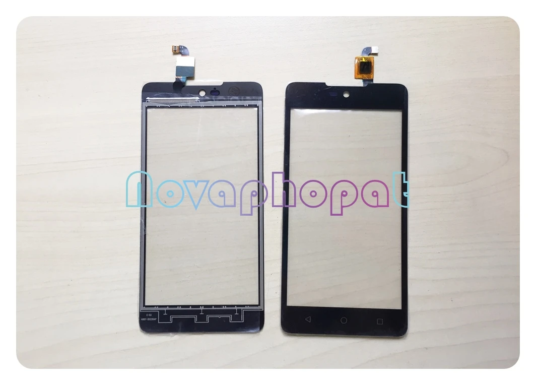 

Novaphopat Черный сенсорный экран для Micromax Canvas Selfie 2 Q340 сенсорный экран дигитайзер сенсор Замена + отслеживание