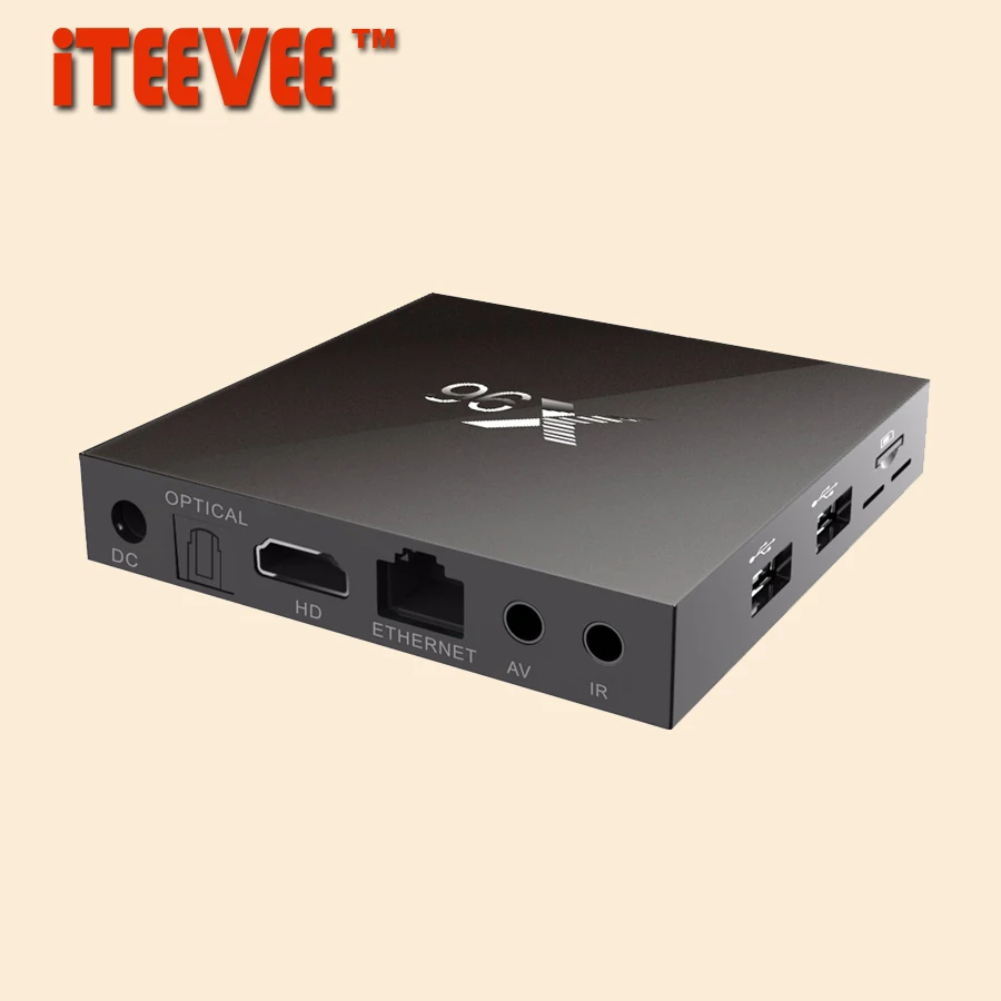 5 шт. X96 4K Android 6 0 Smart TV Box Amlogic S905X четырехъядерный Мини ПК 1 Гб 8 2 16 Wifi HD 2.0A медиаплеер PK