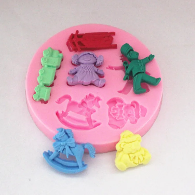 Новая детская игрушка Рождественский подарочный набор силиконовая форма