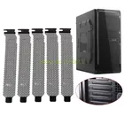 Вентиляционные дефлекторы с разъемом PCI, 5 шт., Крышка корпуса, блок бит, вентилятор охлаждения, Пылезащитный фильтр, чехол для компьютера, металлический Дырокол C26