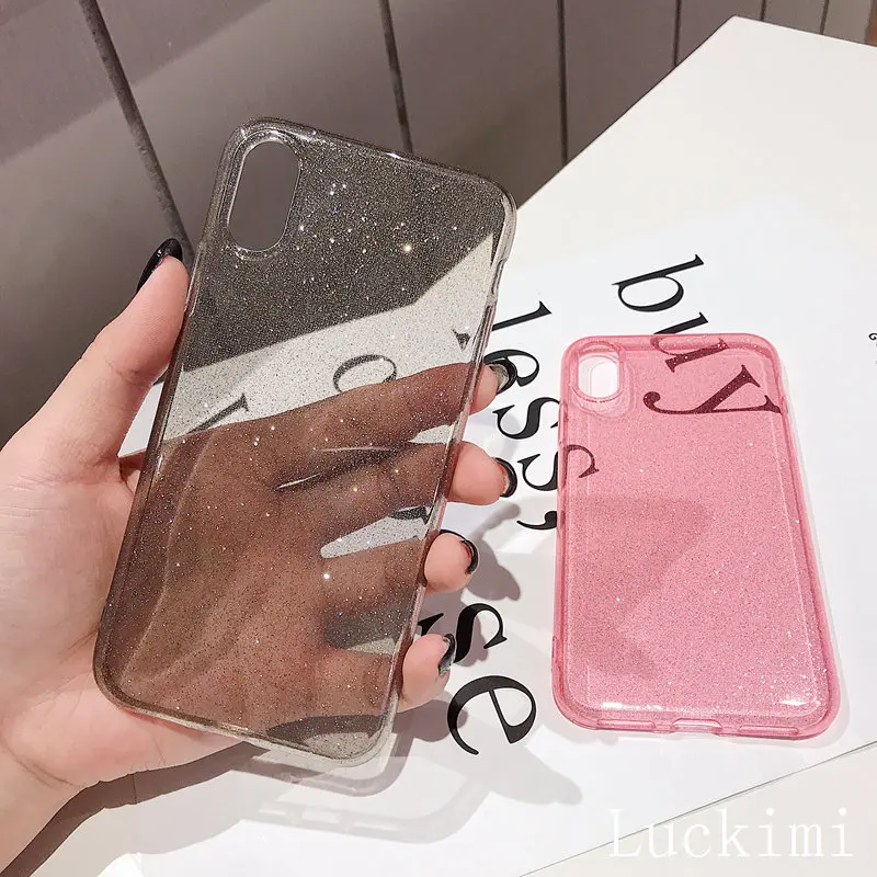 ДЛЯ VIVO X20P Y85 V9 Y97 X21 V5 PLUS X23 Nex-A X21S V11 X9P X9SP V11i Z3i X21i Nex-S Прозрачный блестящий чехол для