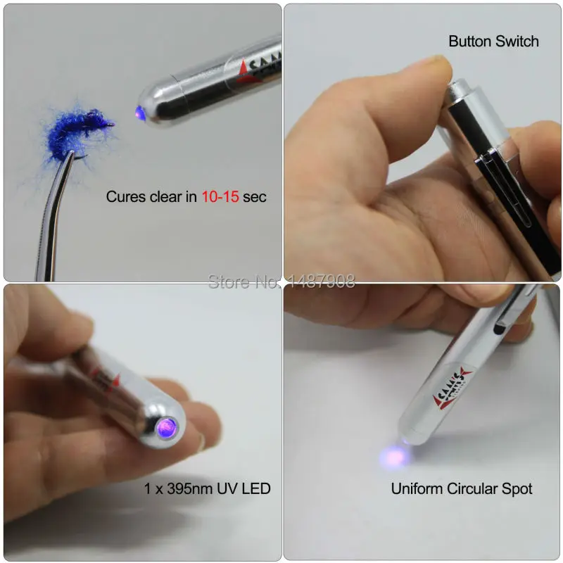 SAMSFX набор инструментов для завязывания мушек с УФ-отверждсветильник Диспенсер