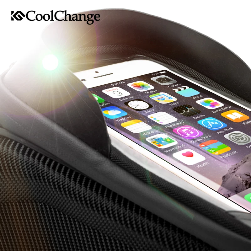 Сумка CoolChange на верхнюю раму велосипеда уличная Водонепроницаемая