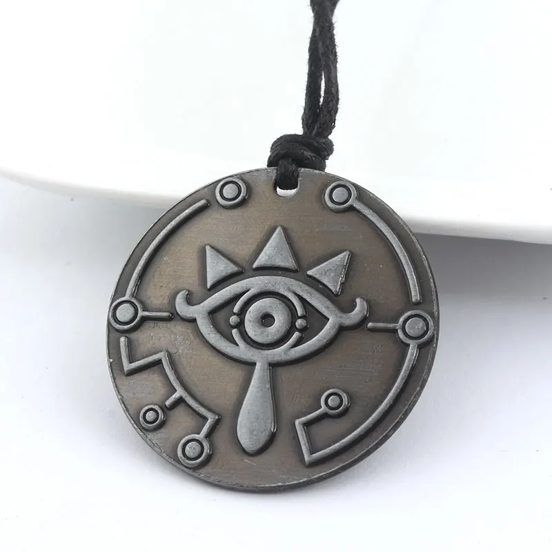 Оранжевый Легенда о Зельде брелок Triforce Shield Sword Z треугольник дыхание диких брелок для ключей в форме совы для женщин мужчин чокер брелок - Цвет: Оранжевый