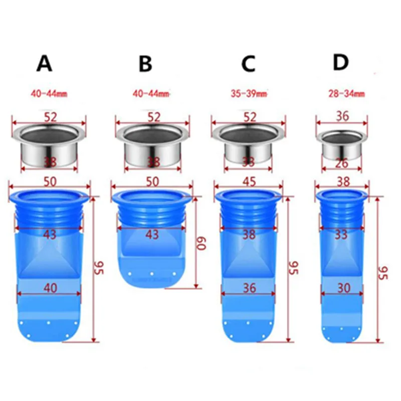2 шт. силиконовые фильтры для слива в ванной комнате| |