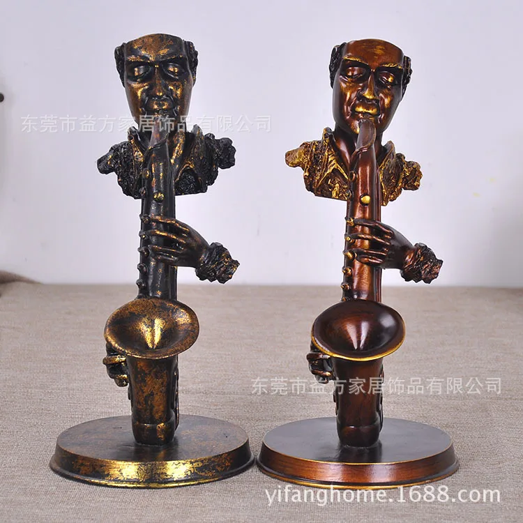 Ретро саксофон музыкальный бар украшения ремесла открытие свадьба реквизит для