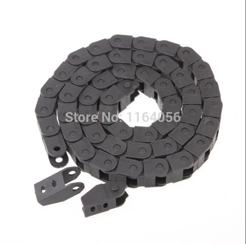 1 pcs Cable drag chain wire carrier 10*10mm R18 1000mm (40")
