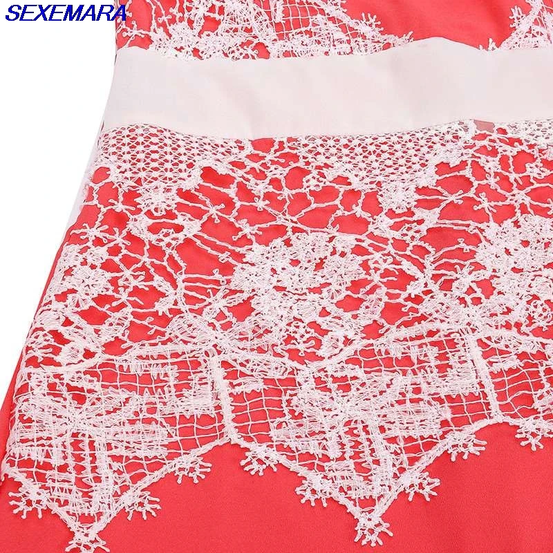 SexeMara Лето Dress Женщины Бальные Платья Летние Новый Спагетти Ремень Повседневная
