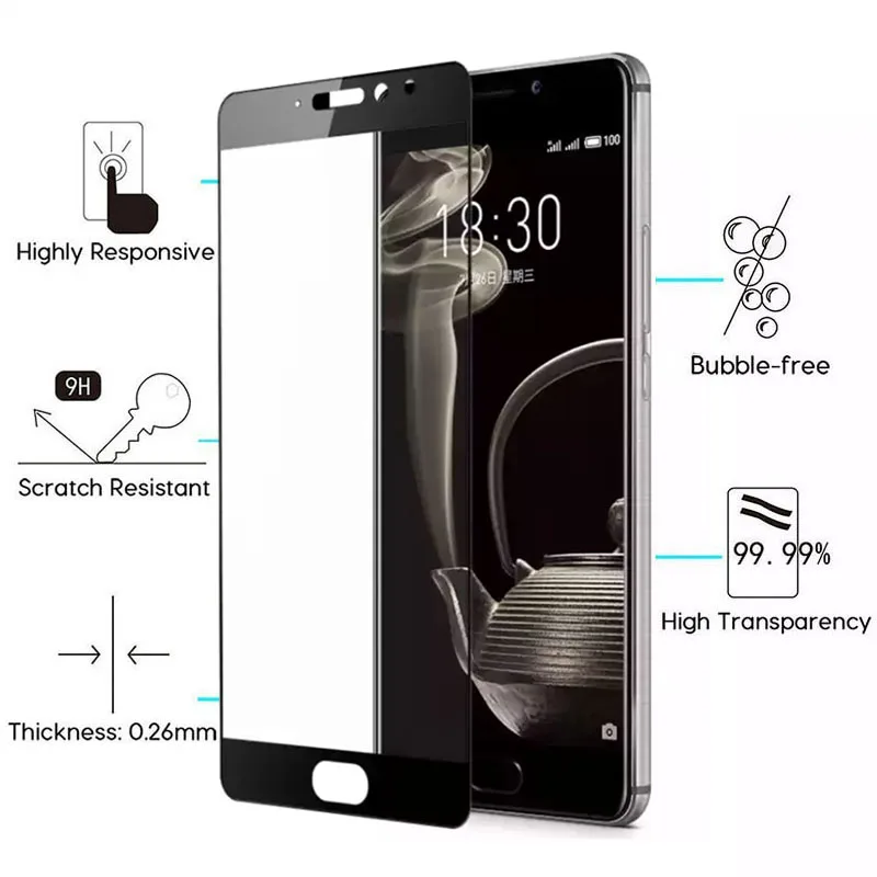 Защитное стекло для Meizu Pro 7 6 Plus закаленное защита экрана на Maisie Pro7 Pro6 7plus plus