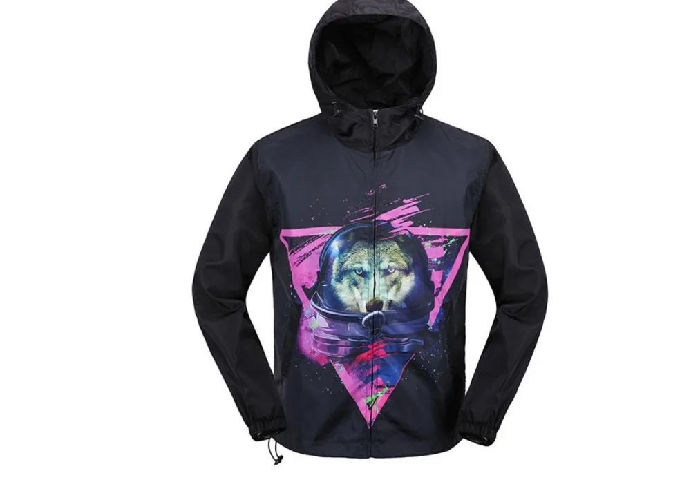 

Men Sun Protection Clothing anti-UV Jacket Couple Models Men Women Digital Printing 2d Windbreaker quick-drying Jacket