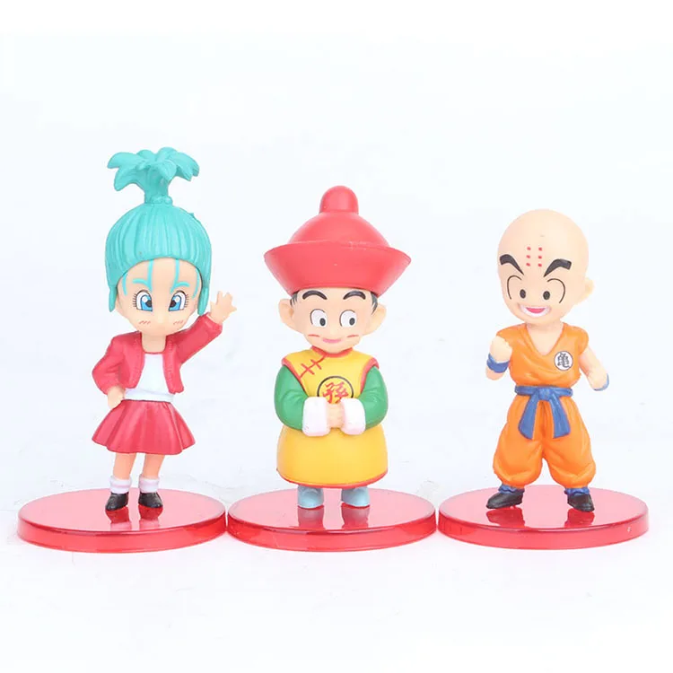 13 шт. комиксов аниме Dragon Ball Super Saiyan Son Goku Gohan Goten Kulilin Vegeta Trunks Piccolo Chichi Mini Фигурки