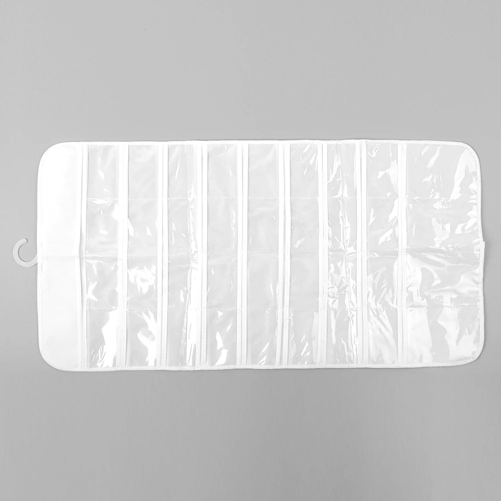 Двухсторонний 72 Карманный подвесной органайзер для ювелирных изделий браслет серьги кольцо Ожерелье Держатель крючок сумка для хранения Новинка Прямая поставка