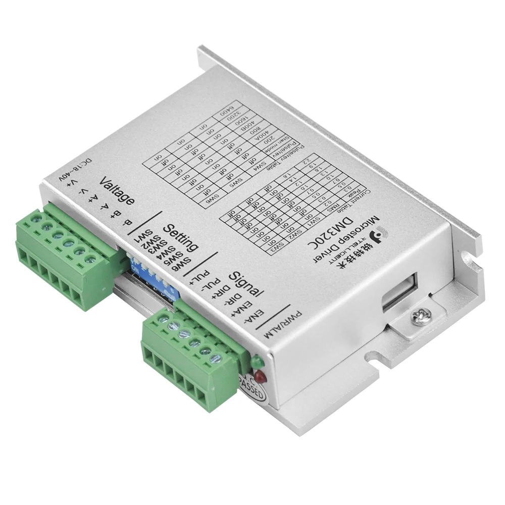Специальная цена DM320C Nema 17 Драйвер шагового двигателя 2.2A 24 48VDC шаговый для Nema17