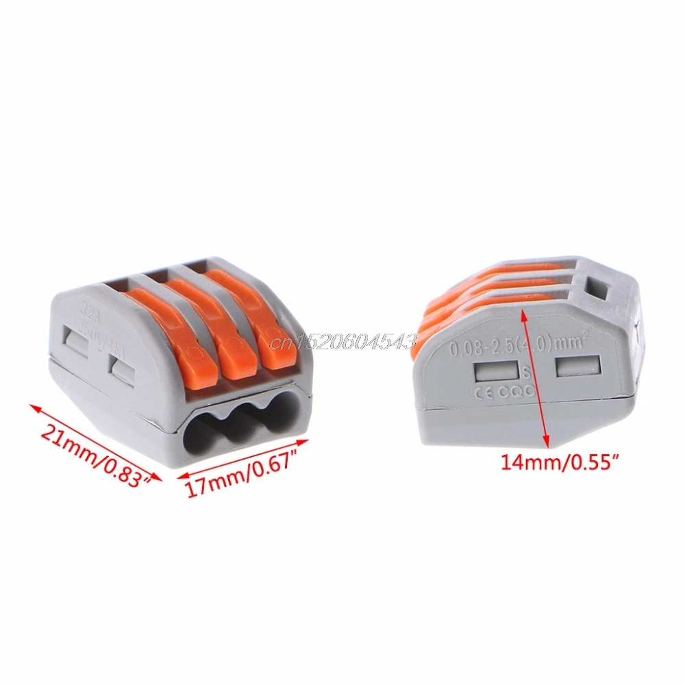 10 шт. многоразовые клеммные колодки R06 для электрического кабеля|wire connector|terminal
