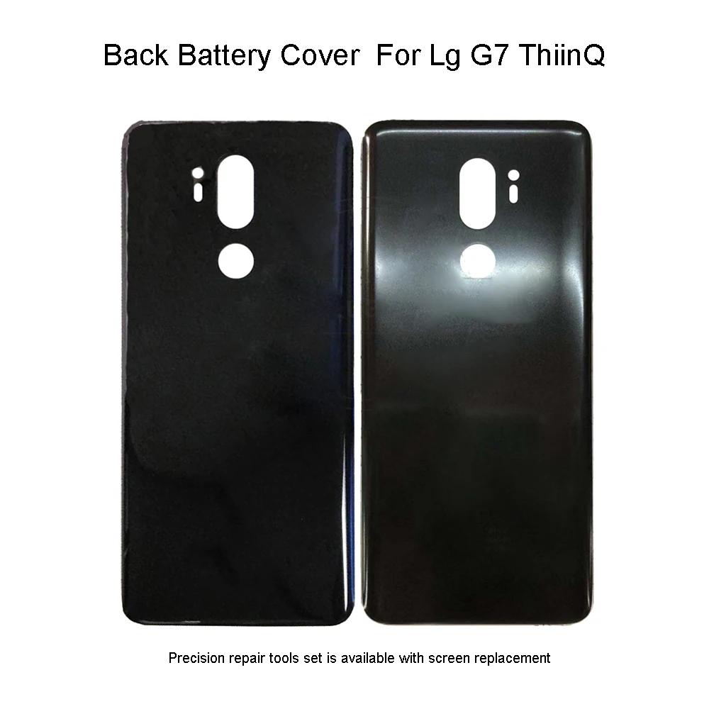 Новый настоящий корпус для LG G7 ThinQ Plus G710 G710EM Задняя крышка батареи задняя дверь