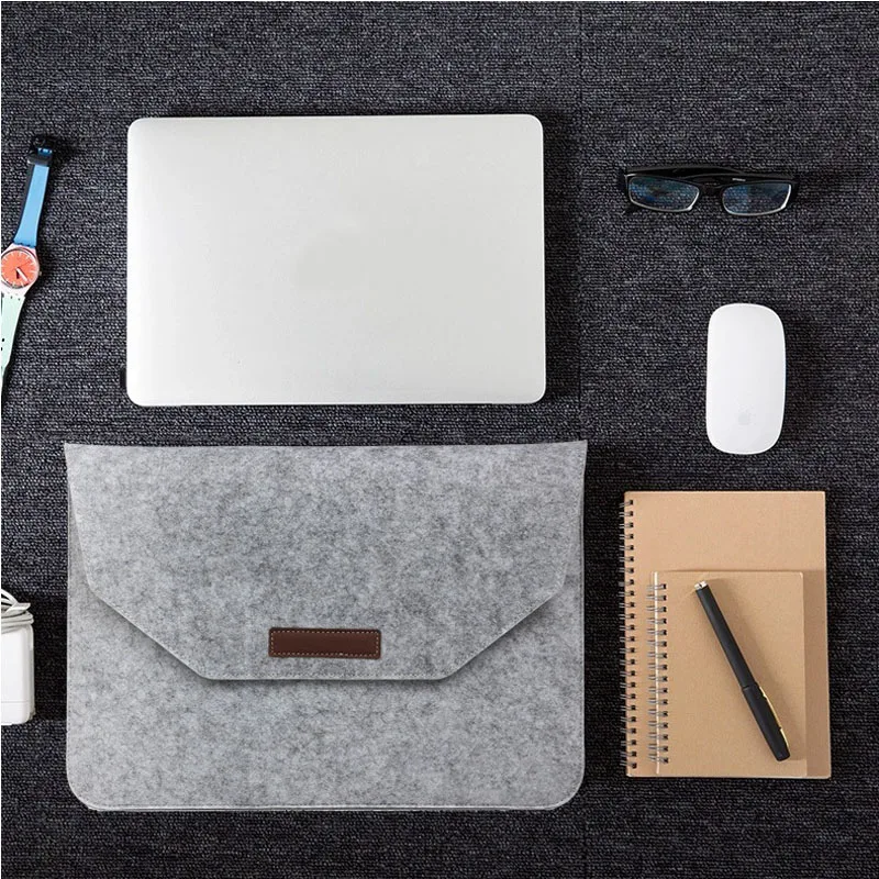 Для MacBook Air Pro Сумка для ноутбука Шерстяной Чехол-конверт Новинка | Багаж и сумки