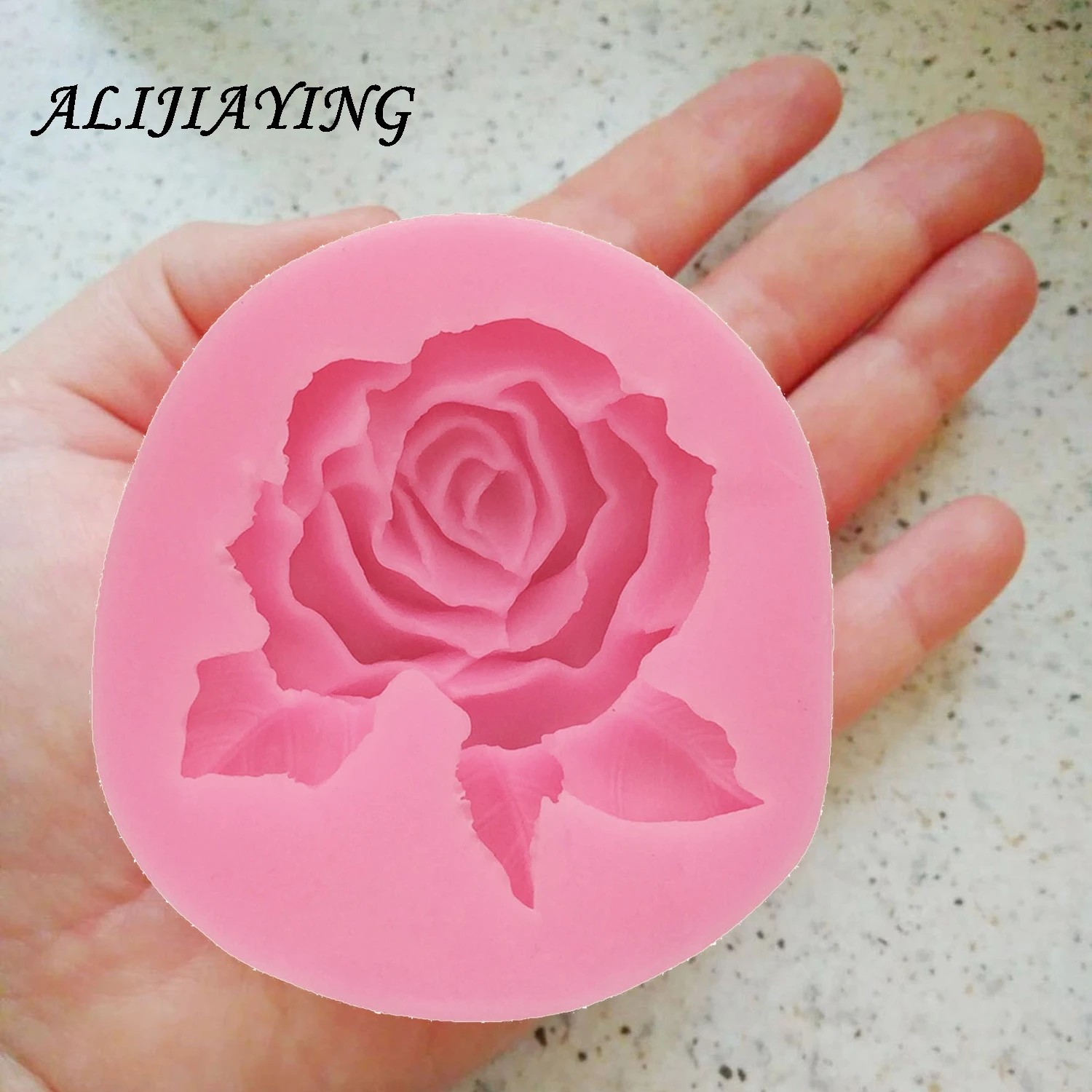 1 шт. 3D форма розы цветок искусственная для печенья мыло помадка формы кухонные