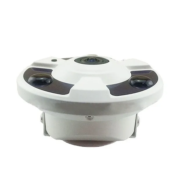 Lihmsek ONVIF POE IP рыбий глаз камера 1920*1080P Внутренняя видеонаблюдения с 3pcs IR Array LEDs 130 180