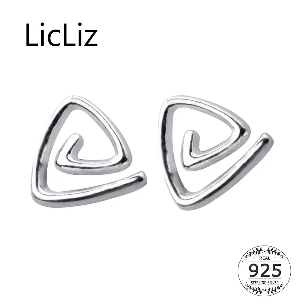 

Женские треугольные серьги-гвоздики из серебра 925 пробы