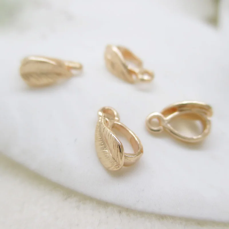 Светло Золотой Цвет Медь маленькие листья кулон головы 7 5 * мм 3 6 30 шт.|small leaf|copper