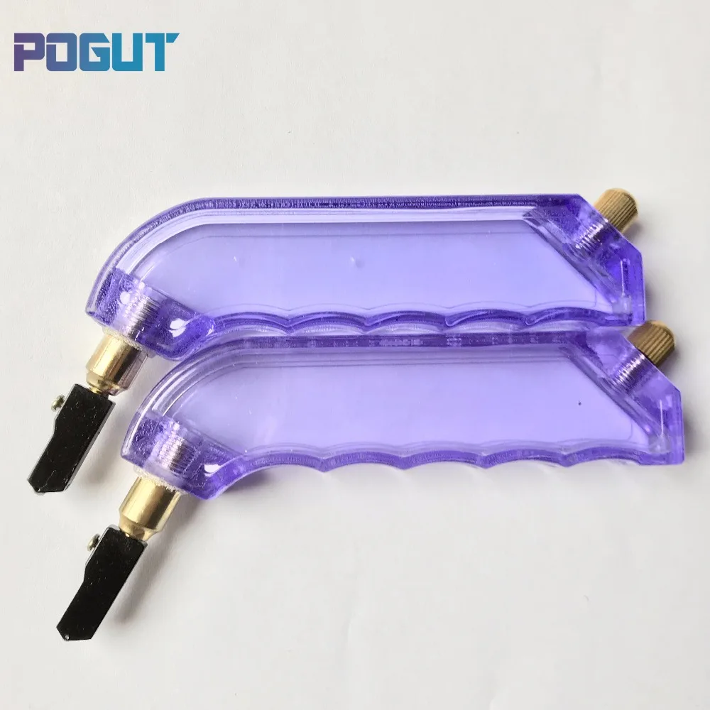 

Pistol grip oiled glass cutter stained glass cutting art glass tool 3-12mm