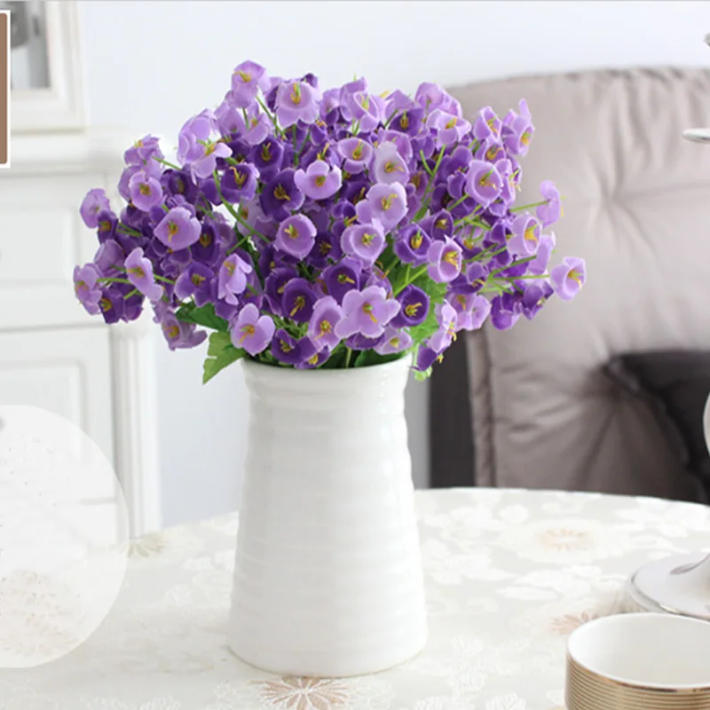 Красивый искусственный шелк Клевер колокольчик 60 цветок с головками DIY домашний