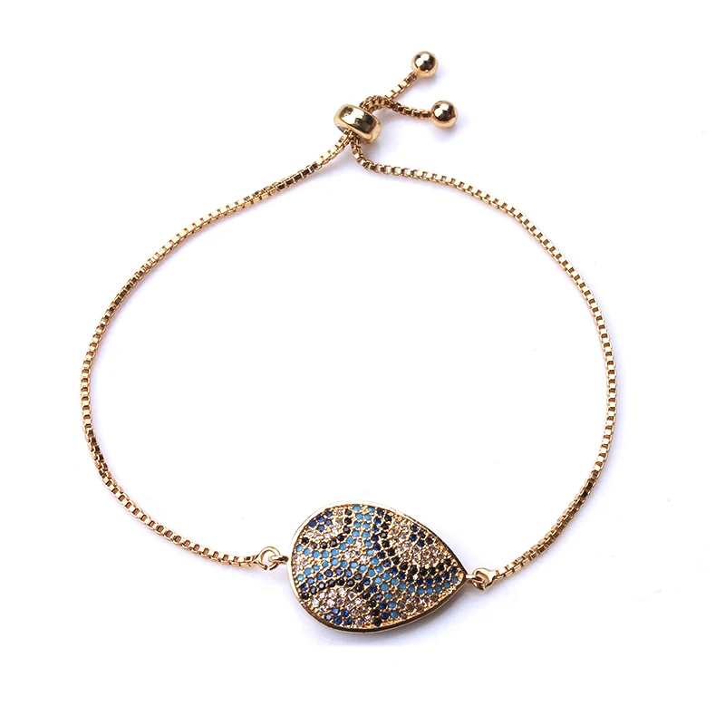 1 шт. Подвески в виде турецкого сглаза с микрозакрепкой из фианита коробке