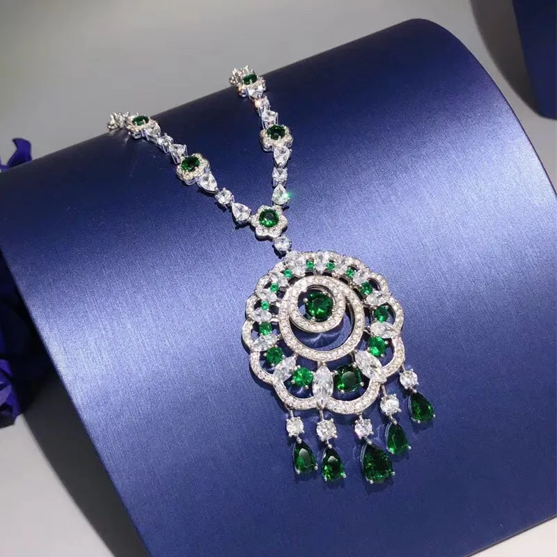 Дизайнерские Модные ювелирные изделия из меди 3A кубического циркония вечерние