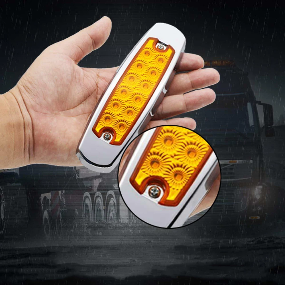 10 шт. Автомобильный светодиодный светильник боковой габаритный прочный яркий 12 В