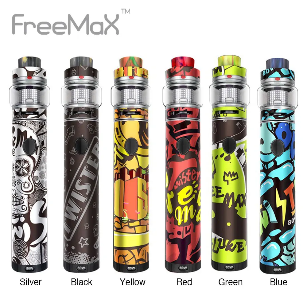 Новый pod kit 80 Вт Freemax Twister комплект с 2300 мАч батареей резервуаром Fireluke 2 мл/5 мл Vape Pen