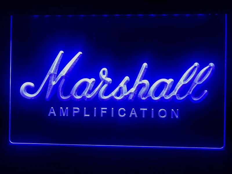K168 Marshall гитары бас усилитель светодиодный неоновый светильник знак