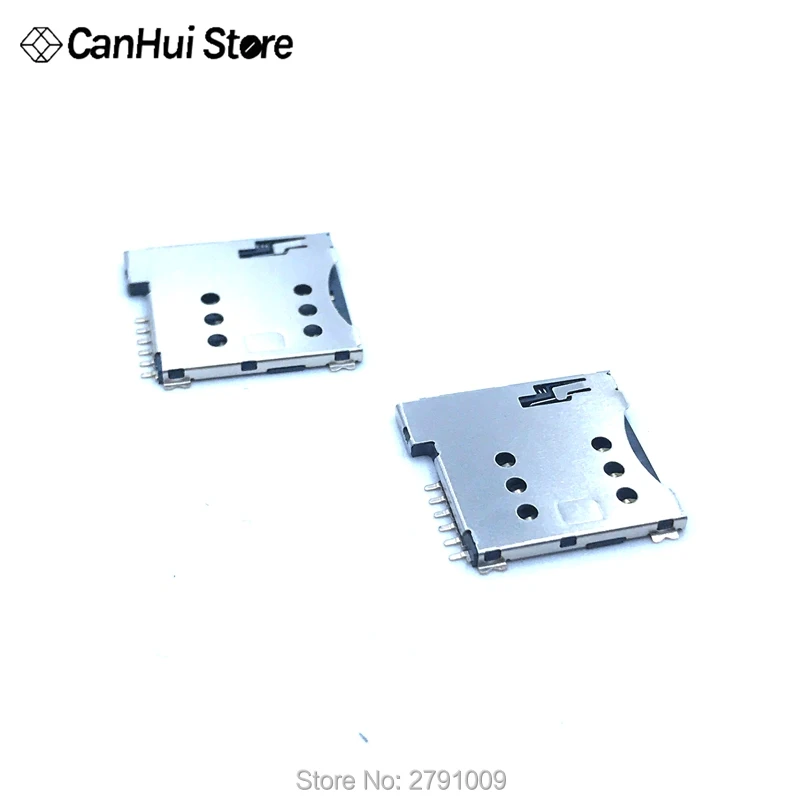 10 шт. 6Pin SIM маленький мобильный телефон sim-карта Микро карта место для игры слот