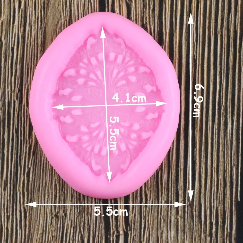 Flourish Floral Medallian Cake Border Silicone Mold Flower Relief Fondant Decorating Tools Candy Chocolate Gumpaste Mould | Дом и сад