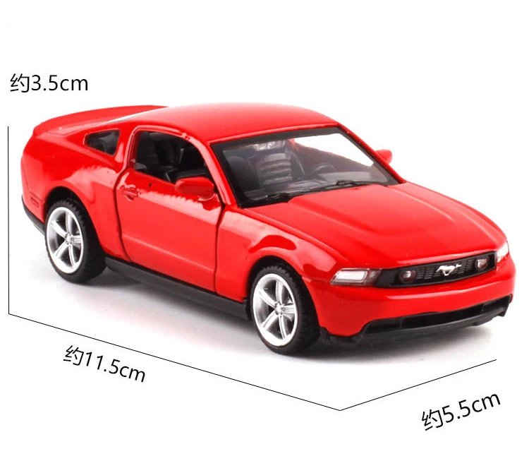 Модель автомобиля CAIPO 1:43 Ford Mustang GT из сплава литой металлический автомобиль для