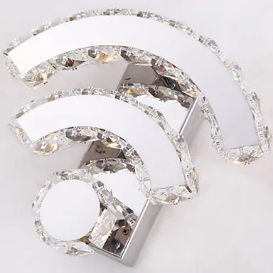 Светодиодные хрустальные настенные светильники янтарные бра