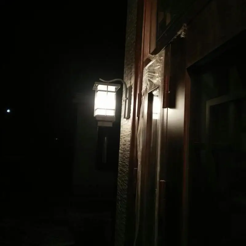 Садовый Железный уличный светильник для патио ландшафтный e27 стеклянный крыльца