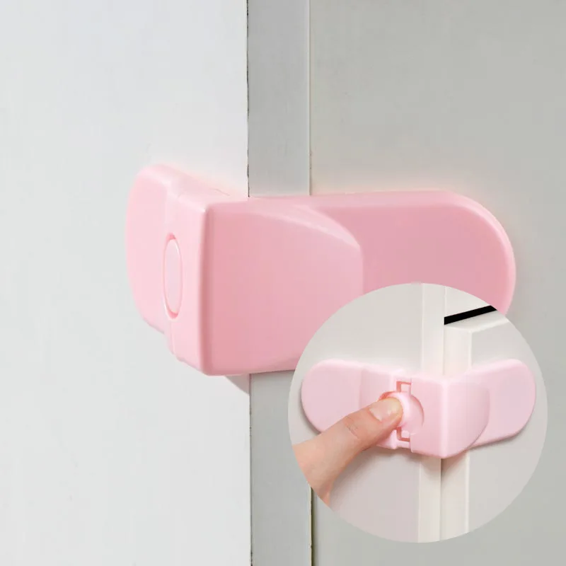 5 шт./лот пластиковый замок для шкафа ящика холодильника туалета двери Детская